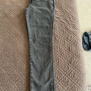 Old Navy Women's Charcoal Straight Leg Jeans